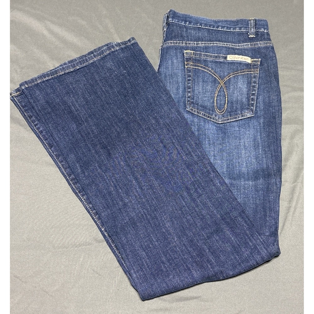 Calvin Klein Women's Flare Jeans, Size 16